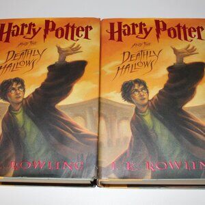 Harry Potter and The Deathly Hallows First Edition ( Lot Of 2) Hardcover 2007
